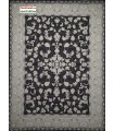 Kashan Modern Carpet Bisun Design Navy Color