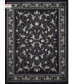 Kashan Modern Carpet Sevin Design Navy Color