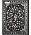 Kashan Modern Carpet Nili Design Navy Color