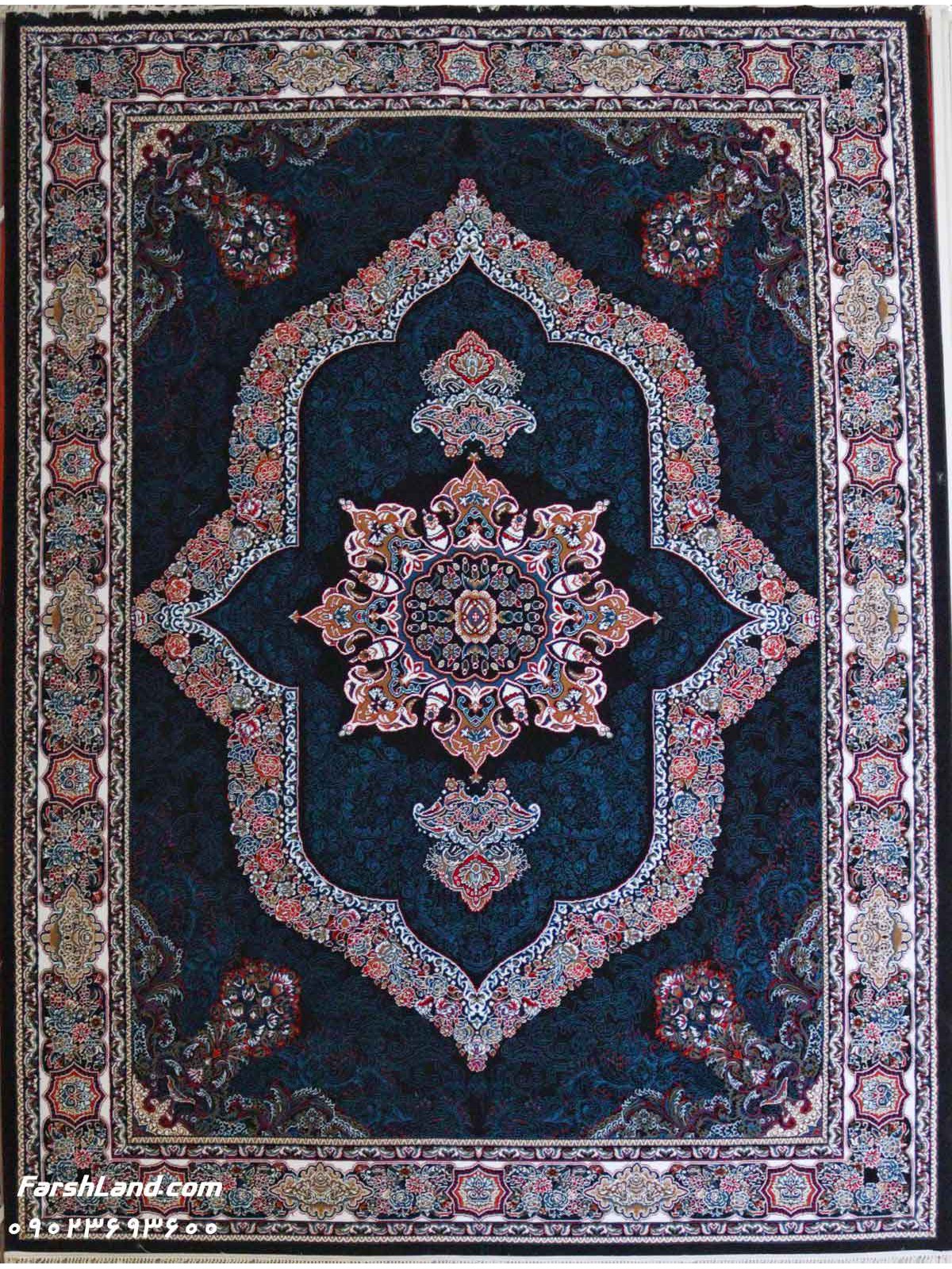 Cheap Kashan Rug karina Design Black Color
