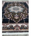 Kashan BCF Carpet Hiva Design Black Color