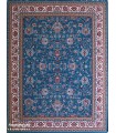 Kashan Cheap BCF Carpet Afshan Design Blue Color