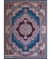 Kashan Cheap BCF Carpet Garden Design Blue Color