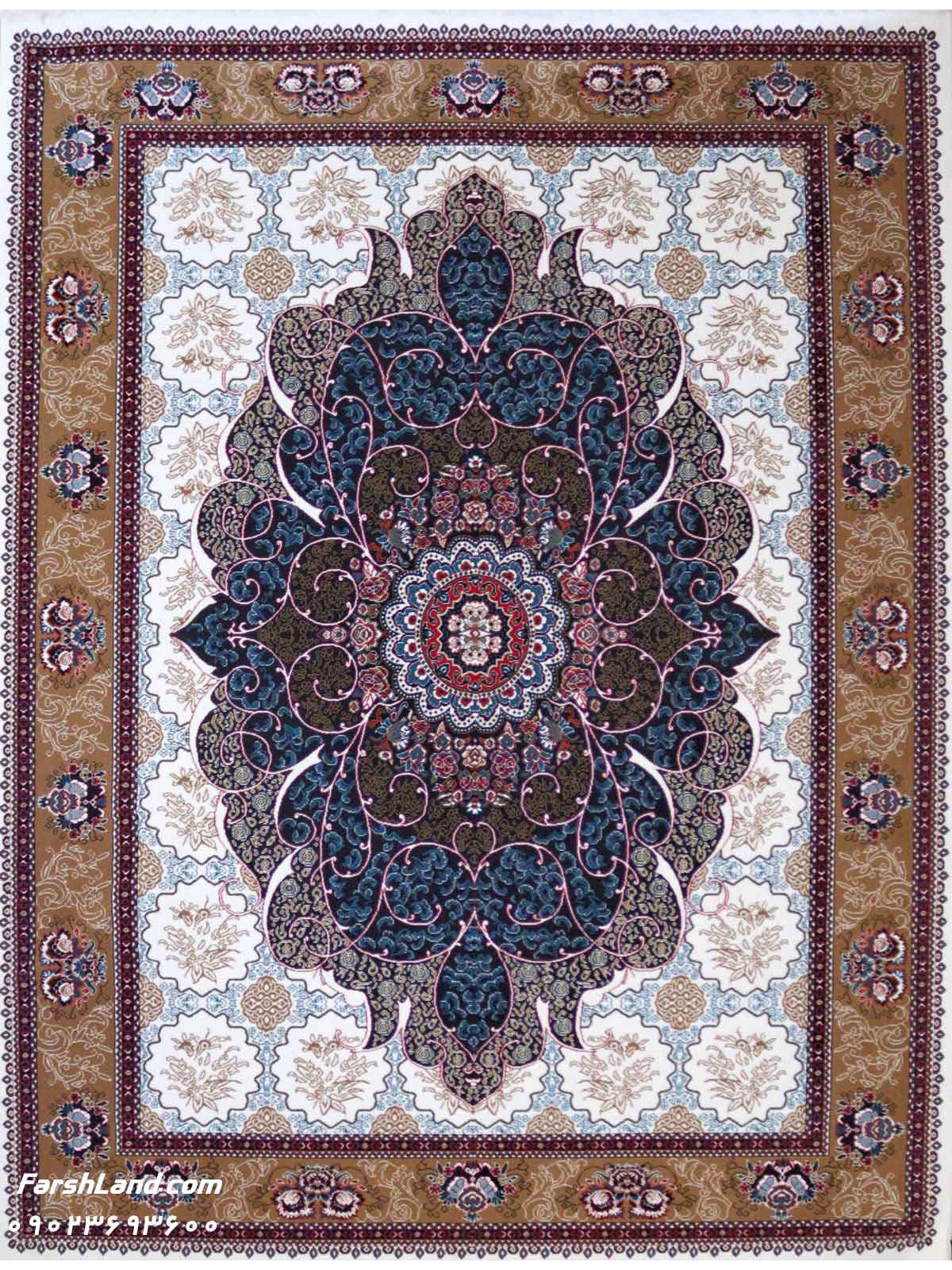 Kashan 440 Reeds Carpet Chakavak Design Black Color