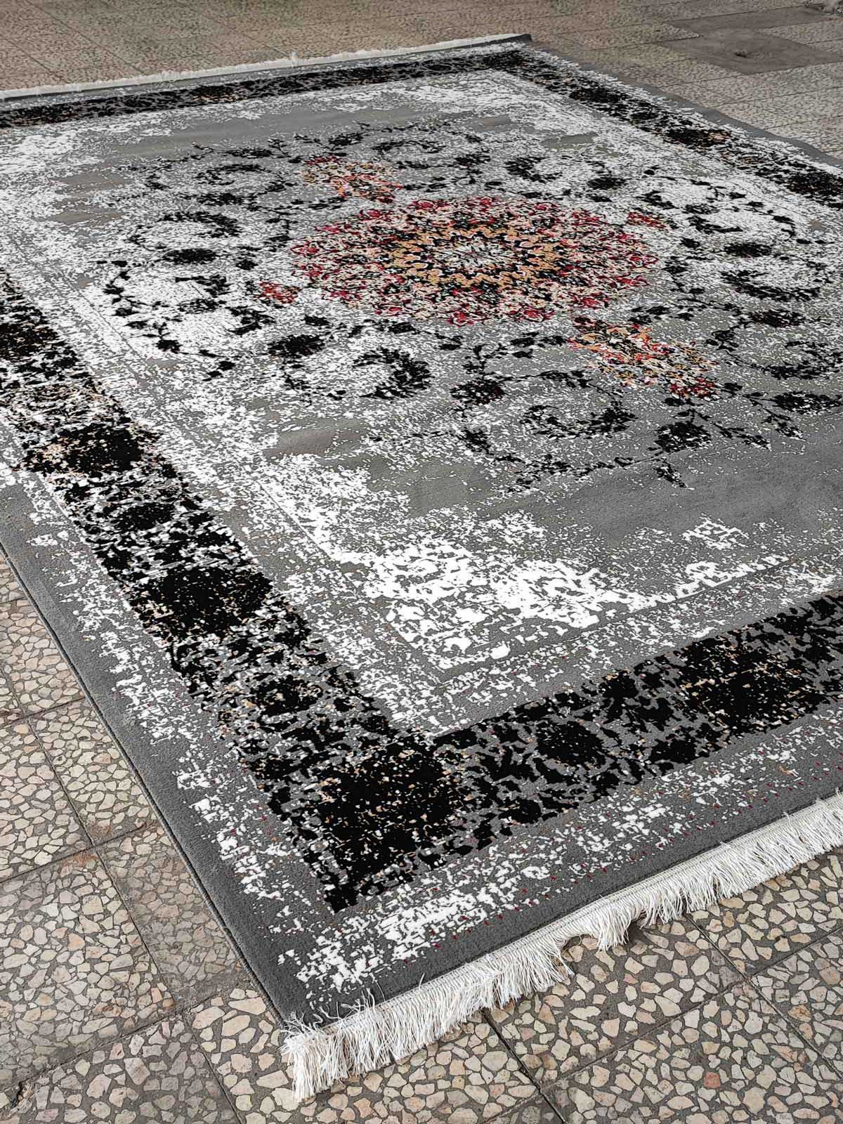 Kashan carpet BCF Rug Roza Design Vintage Color