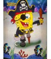 SpongeBob's pirate design baby rug