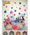 Children's rugs for girls and boys with owl designs